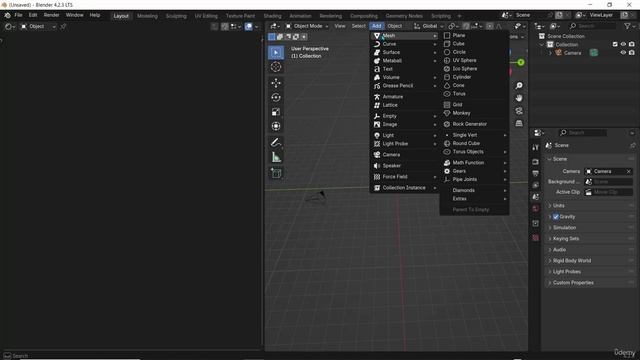 5 -Custom Workspaces and Blender View Setup