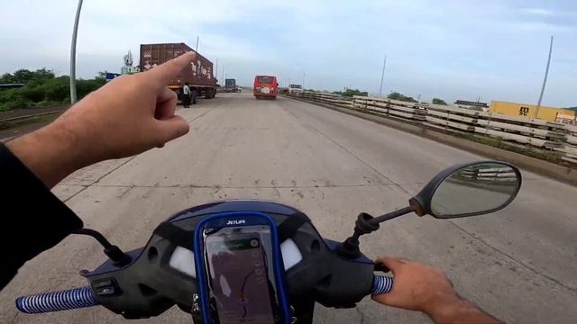 NH 348A | Mumbai To Uran on Scooter | A MotoVlog |