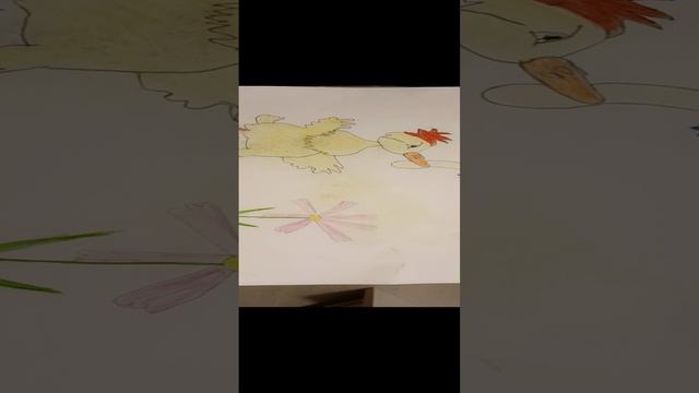 Б.Житков, Храбрый утенок, рисунок к рассказу , Литературное чтение 2 класс