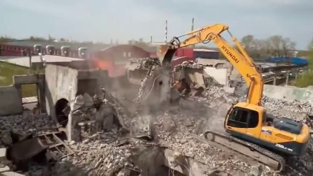 Демонтаж химического завода 1