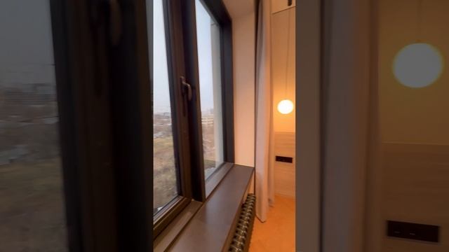 Шторы в спальню в ЖК Level Стрешнево