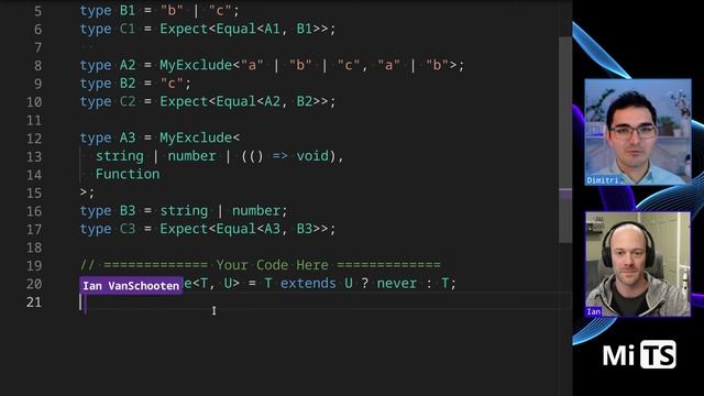 Exclude-with-Ian-VanSchooten---TypeScript-Type-Challenges--43