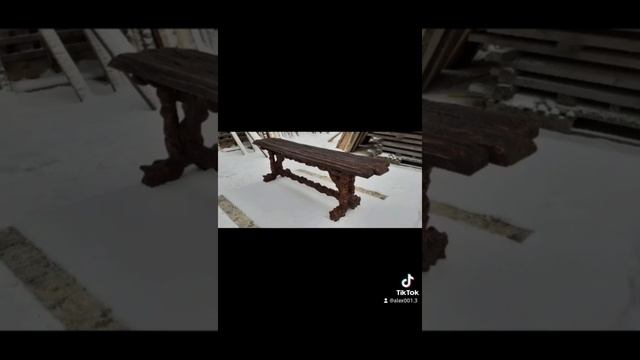 Лавочка под старину. Ручная работа👍🔥👍
