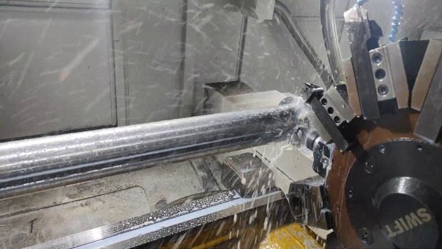 токарный-фрезерный станок с ЧПУ два в одном фрезерование вала 1600 мм