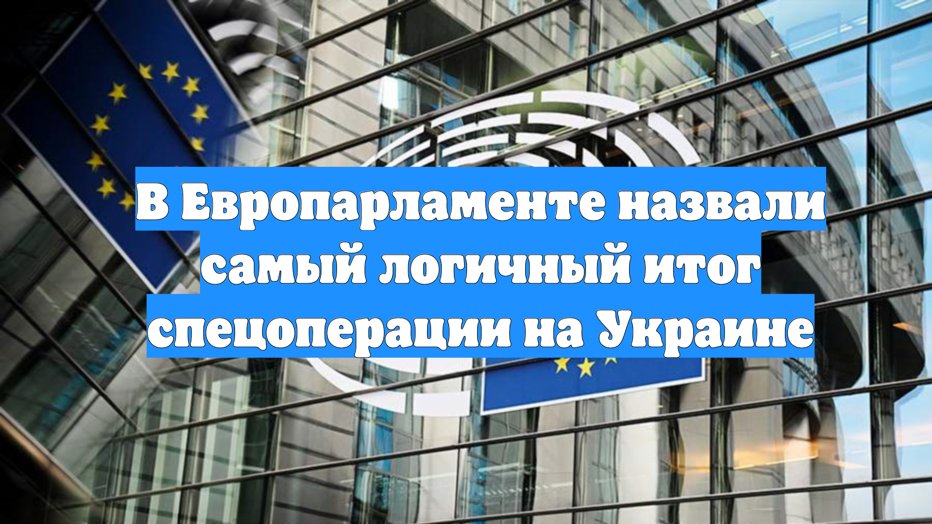 В Европарламенте назвали самый логичный итог спецоперации на Украине