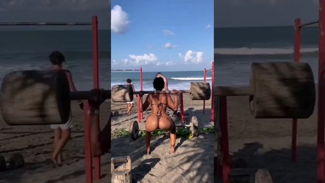 тренировка на пляже