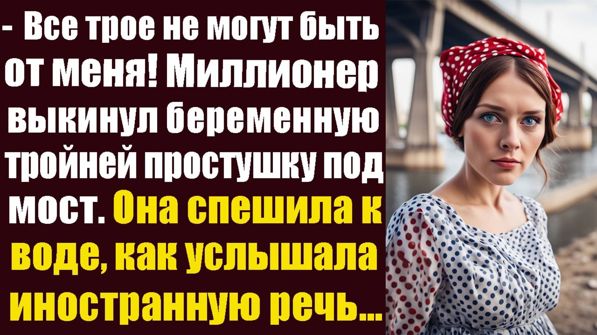 - Не бери её в жёны. Загляни под платье и всё поймешь! Шепнула богачу нищенка с младенцем перед...