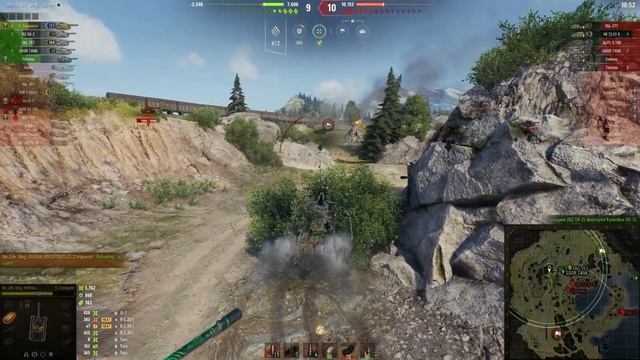 Мир танков. WOT. Бой на Super Conqueror. Уничтожил 6 танков и набил 10.5К урона