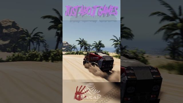 DAKAR desert rally берег ,парус и .,пясок #games