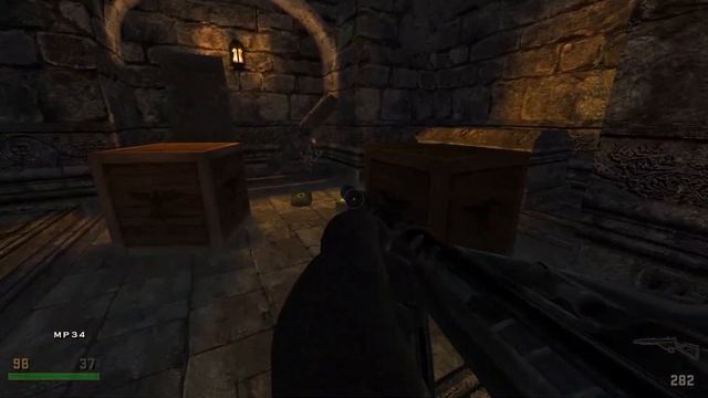 Return To Castle Wolfenstein Walkthrough (RealRtcw Mod) (All Secrets) (Part 1)