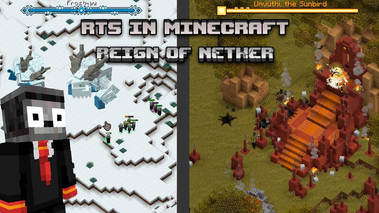 ВСЕ БОССЫ ТОЛЬКО РТС | Mowzie's Mobs и Reign of Nether RTS(почти все боссы))