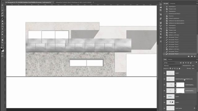 Оформление фасада. Текстурирование Photoshop