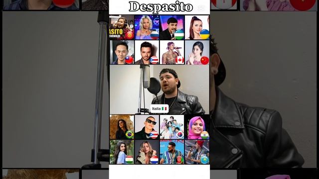 Despasito 
1. Justin Bieber 🇨🇦
2. Lucian Zogbi 🇧🇷
3. Jason Chen 🇹🇼
4. Luis Fonsi 🇱🇷
5. Vkura