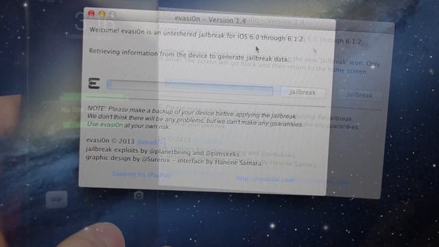 Jailbreak 6.1.2 Untethered With Evasi0n 1.4 For iOS 6 iPhone 5, 4S, 4, 3GS, iPod Touch iPad