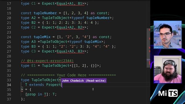 Tuple-To-Object-with-John-Chadwick---TypeScript-Type-Challenges