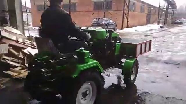Начались испытания нового мини трактора Батыр производства "АРЗ Можгинский"