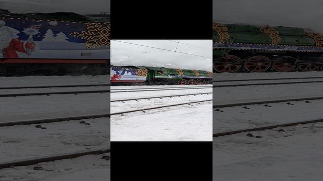 Поезд Деда Мороза в Уфе