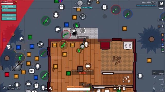 INSANE 32 KILL GAME IN COBALT MODE | surviv.io WORLD RECORD