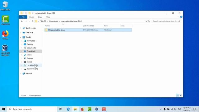 11. Installing Metasploitable 2