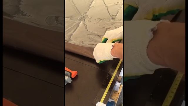 Установка люверса