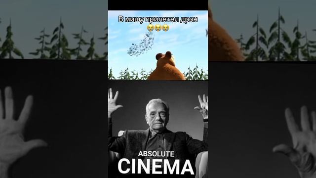 в Мишу прилетел дрон