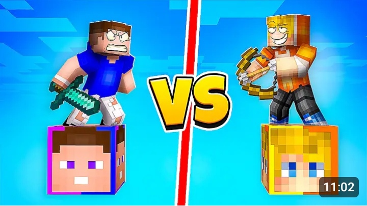 😱 ЭПИЧНАЯ БИТВА ! ВЛАДУС vs ТУМКА Лаки Блок в Майнкрафт ! Minecraft