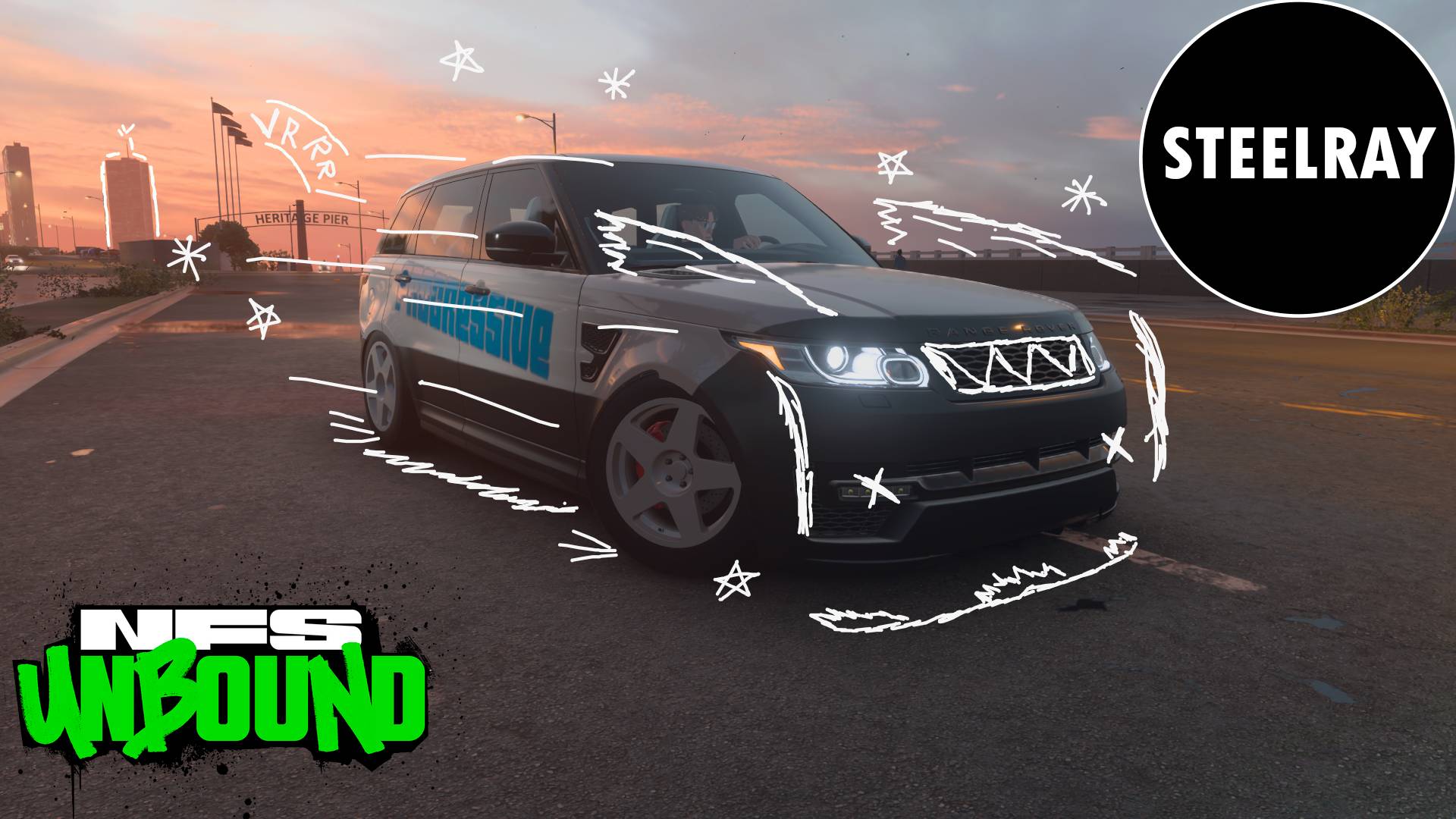 NFS Unbound Land Rover Range Rover Sport SVR "Progressive Insurance"