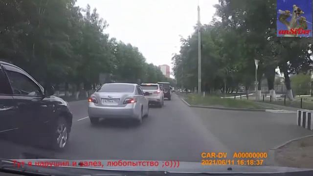 2021-06-11 - Видео о невежестве на дороге (автоледи)