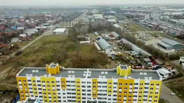Новознаменский с высоты птичьего полета 2021 Краснодар