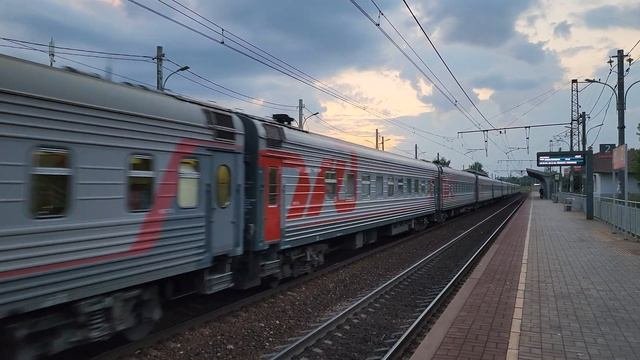 звуки лета и затянувшийся поезд №133 Москва-Дербент под ЧС7-094 | Акри
