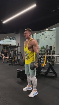 Кач бицепса с гантелями,супинация
