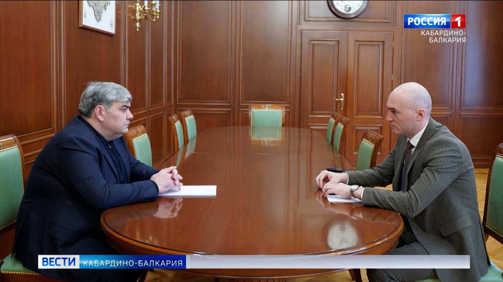 Казбек Коков встретился с председателем регионального отделения «Движения первых» Асланом Шипшевым