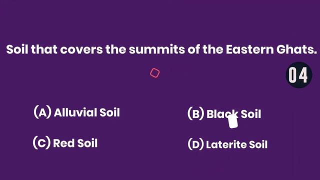 MCQs - Soil resources in India • Class 10 ICSE • Geography