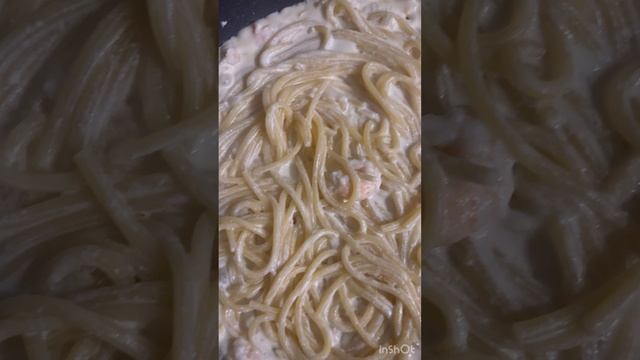 Паста с креветками 🍝🍤#рецепт #еда#паста