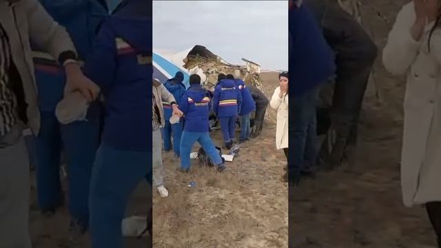 😱 В Казахстане упал пассажирский самолет, летевший из Баку в Грозный