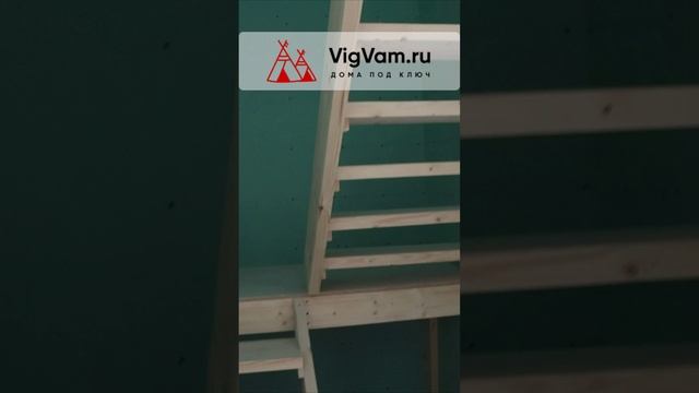 Лестница в каркасном доме