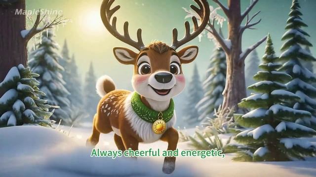 Christmas cartoon. Мультфильм с субтитрами А1-A2.