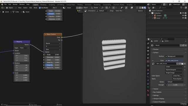 3 -Adding Details to the Wood Material Part 01