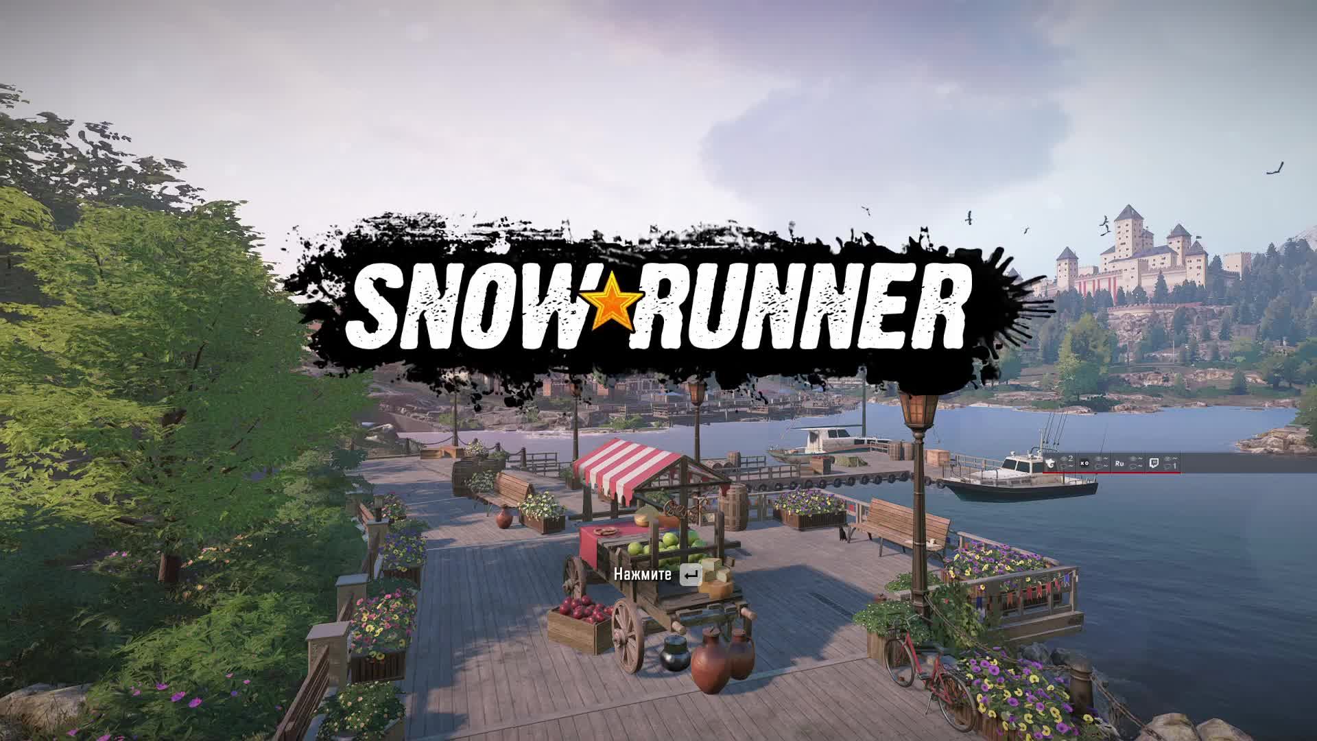 Snowrunner. !Челлендж!. ТАЙМЫР. Только 2 машины, шоссейная резина. 04 Серия