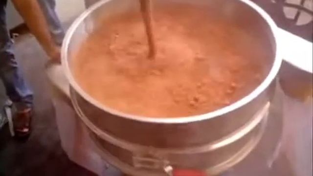 Просеивание какао порошка вибросепаратором