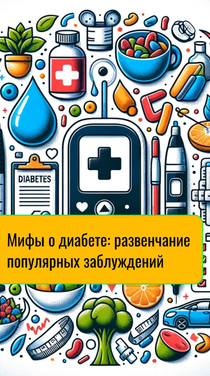 Мифы о диабете: развенчание популярных заблуждений.