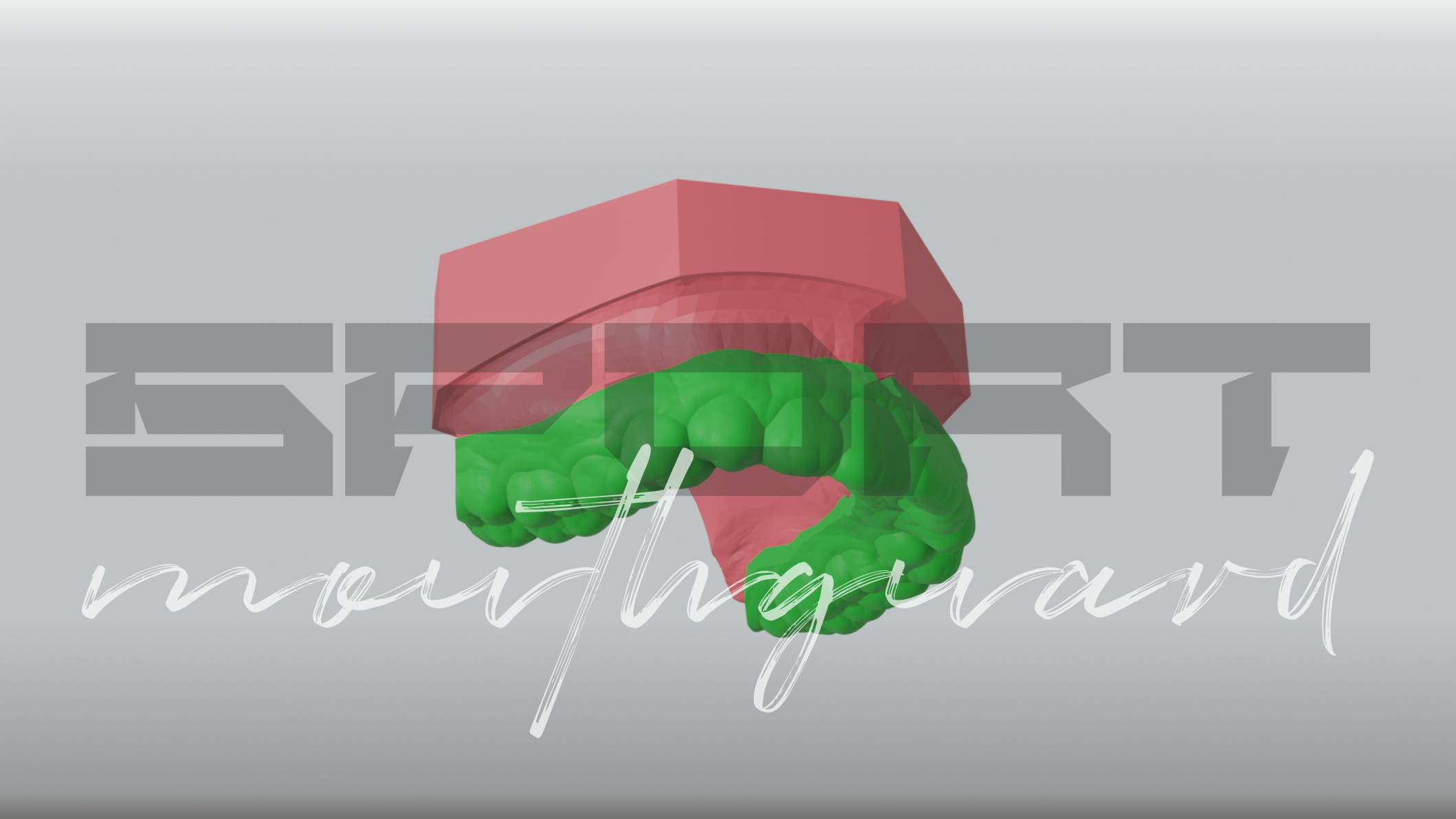 Mouthguard aligner animation