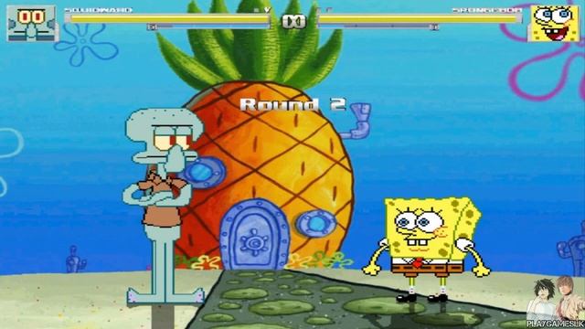 squidward vs Spongebob mugen