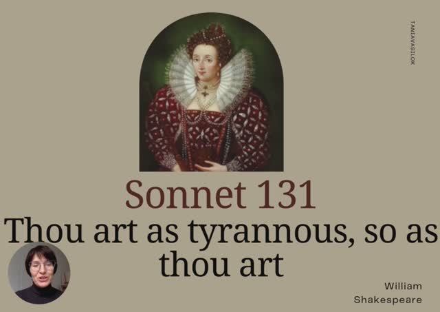 Sonnet 131 Shakespeare па-беларуску