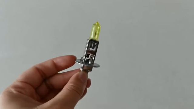 h1 yellow color halogen bulb for car use