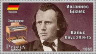 Иоганнес Брамс. Вальс. Опус 39 №15. 1865г. Электроорган
