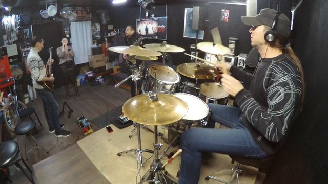 Last Christmas (Rock Vers.) Репетиция/Drum Cam