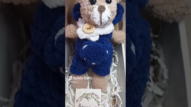 мишка вязаный😍