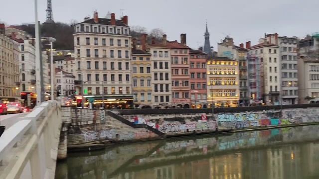 город Лион ville Lyon Франция 2024 декабрь