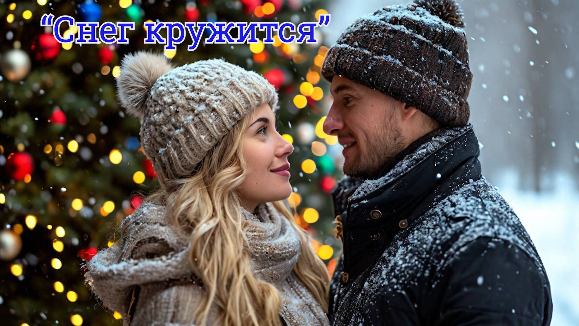 Красивая зимняя песня "Снег кружится" (кавер-версия)